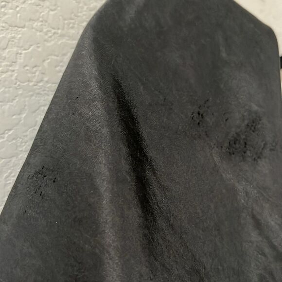 Free People x Fame and Partners Cara One-Shoulder Dress Black Ruffle, Size 6 - Picture 4 of 11